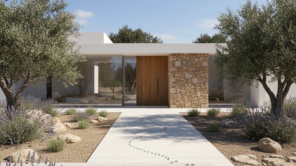 Imagen que muestra una casa vacía en Murcia durante el verano con hormigas alrededor, ilustrando cómo eliminar hormigas en verano cuando dejas tu casa sola en Murcia