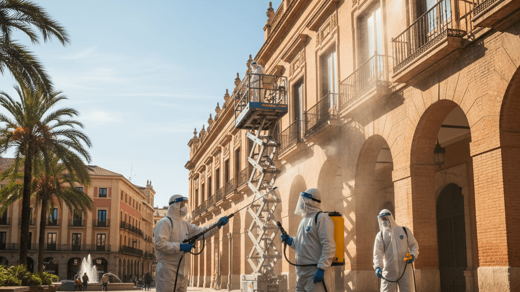 Empresa de desinfección Murcia especializada en eliminar la plaga de polillas con equipos profesionales