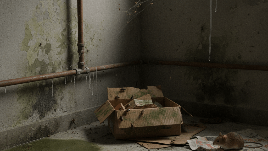 Prevención de humedad en cocinas para reducir infestaciones de insectos y roedores
