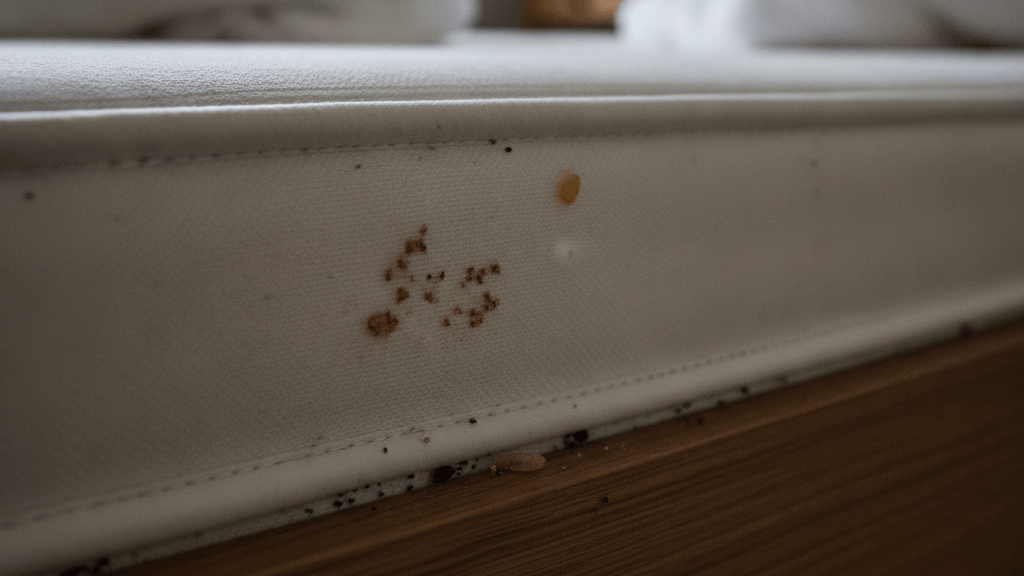 Señales tempranas de chinches en casa: picaduras, manchas y excrementos
